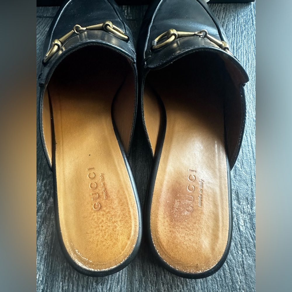 Women’s Gucci pricetown leather slipper - Picture 3 of 12